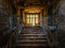 Kate Rétro Grand Escalier Toile de Fond Bâtiment Abandonné pour la Photographie - Kate Backdrop FR