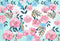 Kate Toile de fond de fleurs printanières rétro conçue par JFCC - Kate Backdrop FR