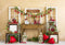 Kate Été Fraises Mur fissuré Jaune Toile de fond conçue par Emetselch - Kate Backdrop FR