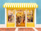 Kate Petite toile de fond de magasin de marchandises jaune pour la photographie - Kate Backdrop FR