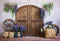 Kate Porte de grange Bois Printemps Toile de fond conçue par Emetselch - Kate Backdrop FR