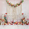 Kate Bohème Printemps Fleurs Rose Famille Toile de fond conçue par Emetselch - Kate Backdrop FR
