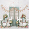 Kate Maison de fleurs Printemps Pâques Toile de fond conçue par Emetselch - Kate Backdrop FR