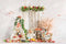 Kate Printemps Pâques Lapin Boho Fleurs Toile de fond conçu par Emetselch - Kate Backdrop FR