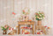 Kate Table en Bois Fleurs Printemps Toile de fond conçue par Emetselch - Kate Backdrop FR