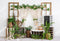 Kate Printemps Bohème Vert Plante Été Toile de fond conçue par Uta Mueller Photographie - Kate Backdrop FR