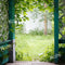 Kate Plantes vertes Printemps Toile de fond conçue par Emetselch - Kate Backdrop FR