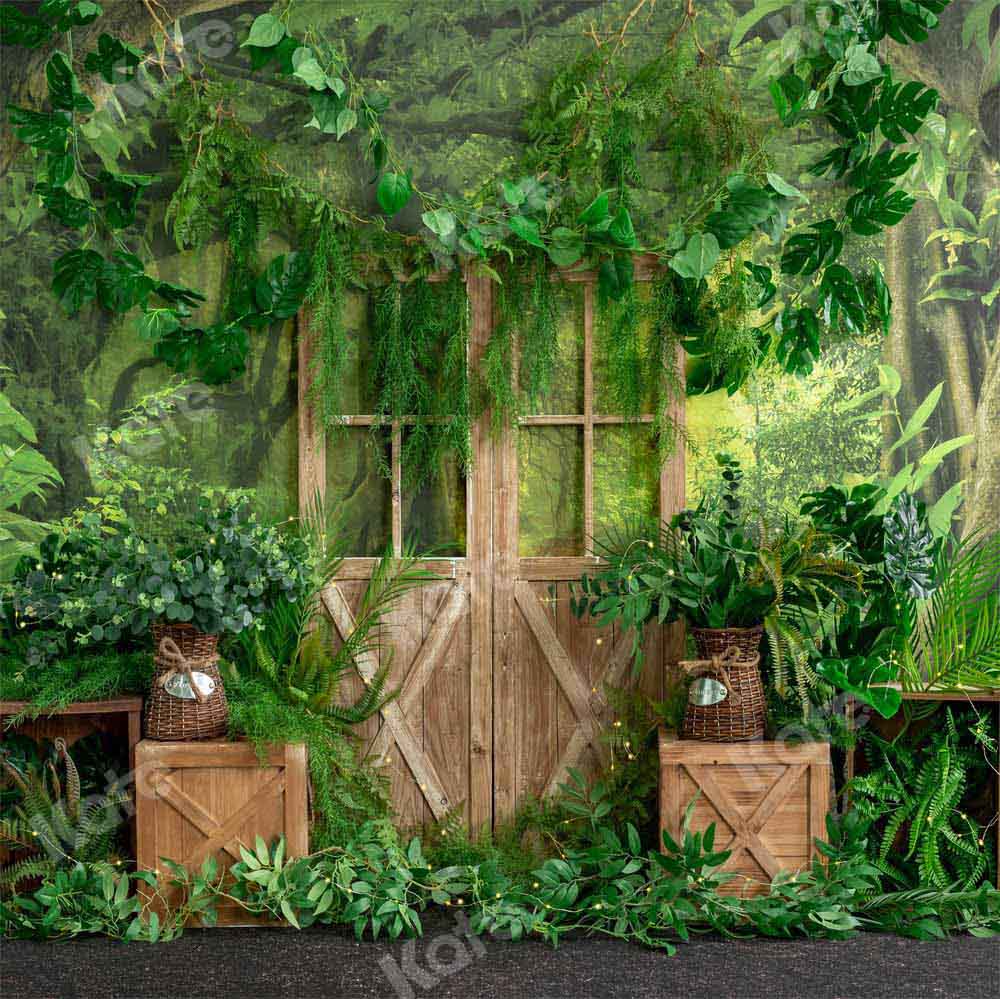 Kate Plantes Verte Printemps Été Toile de fond conçue par Emetselch - Kate Backdrop FR