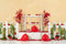 Kate Clôture Fête aux fraises Mur fissuré Jaune Toile de fond conçu par Emetselch - Kate Backdrop FR