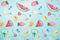 Kate Fête d'anniversaire Fruits Été Toile de fond conçue par Chain Photographie - Kate Backdrop FR