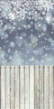 Kate Sweep Mur-à-Sol la toile de fond de bokeh de flocon de neige Planche de bois pour la photographie - Kate Backdrop FR