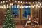 Kate Cheval de Troie Noël Fenêtre Maison en bois Toile de fond conçue par Chain Photographie - Kate Backdrop FR