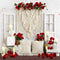 Kate Bougie Boho Roses rouges Saint Valentin Toile de fond conçue par Emetselch - Kate Backdrop FR
