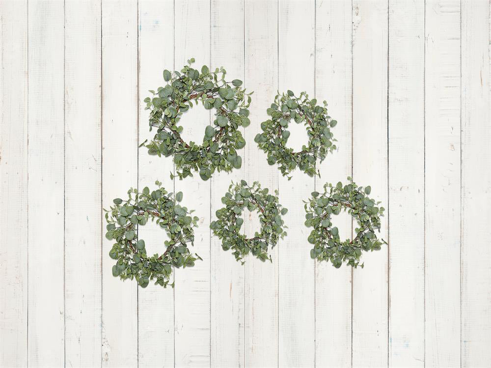 Kate Toile de fond en bois blanc Plantes vertes pour la photographie - Kate Backdrop FR