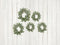 Kate Toile de fond en bois blanc Plantes vertes pour la photographie - Kate Backdrop FR
