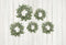 Kate Toile de fond en bois blanc Plantes vertes pour la photographie - Kate Backdrop FR