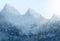 Kate Merveilles hivernales Montagne enneigée Toile de fond pour la photographie - Kate Backdrop FR