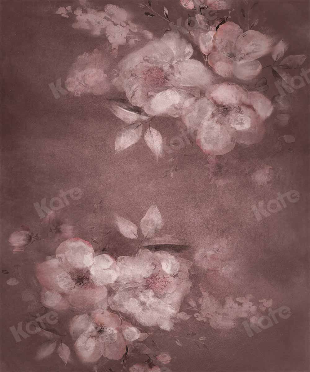 Kate Fleurs Abstrait Texture Fête des mères Toile de fond conçue par GQ