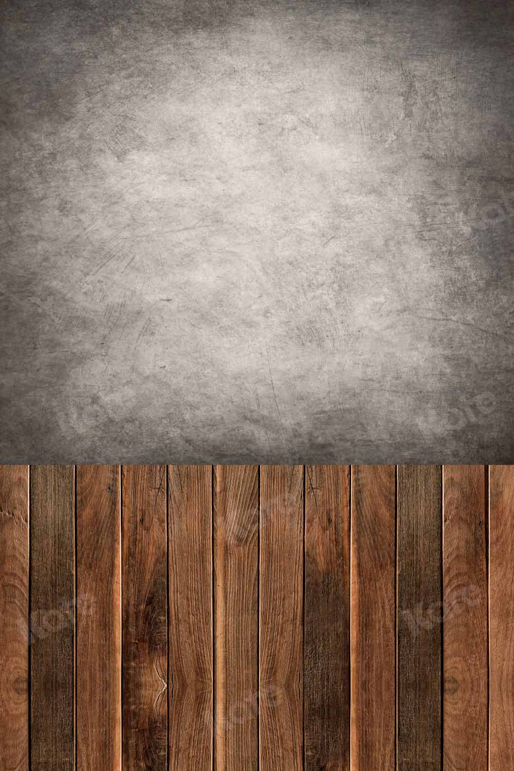 Kate Épissage Planche de bois Abstrait Gris Toile de fond conçu par Chain Photography - Kate Backdrop FR