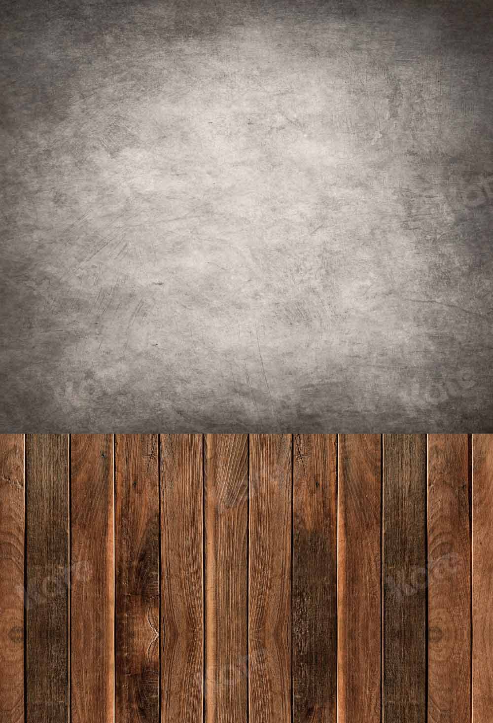 Kate Épissage Planche de bois Abstrait Gris Toile de fond conçu par Chain Photography - Kate Backdrop FR