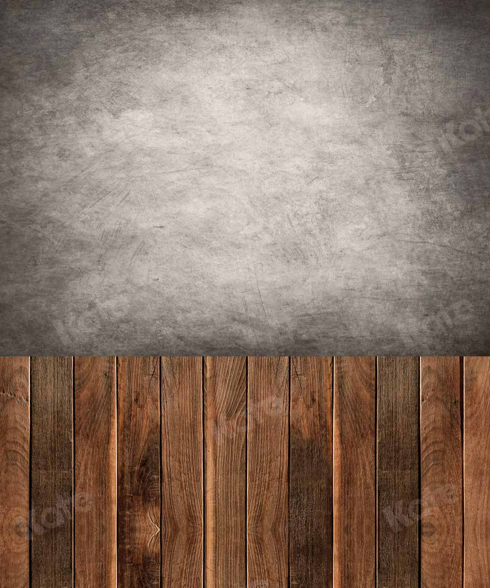 Kate Épissage Planche de bois Abstrait Gris Toile de fond conçu par Chain Photography - Kate Backdrop FR