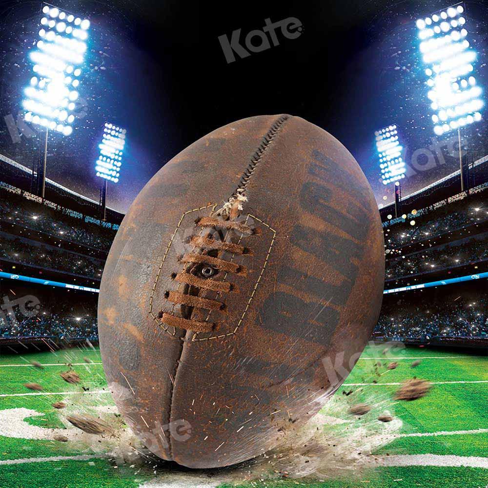 Kate Sports de toile de fond de football américain conçue par Chain Photography