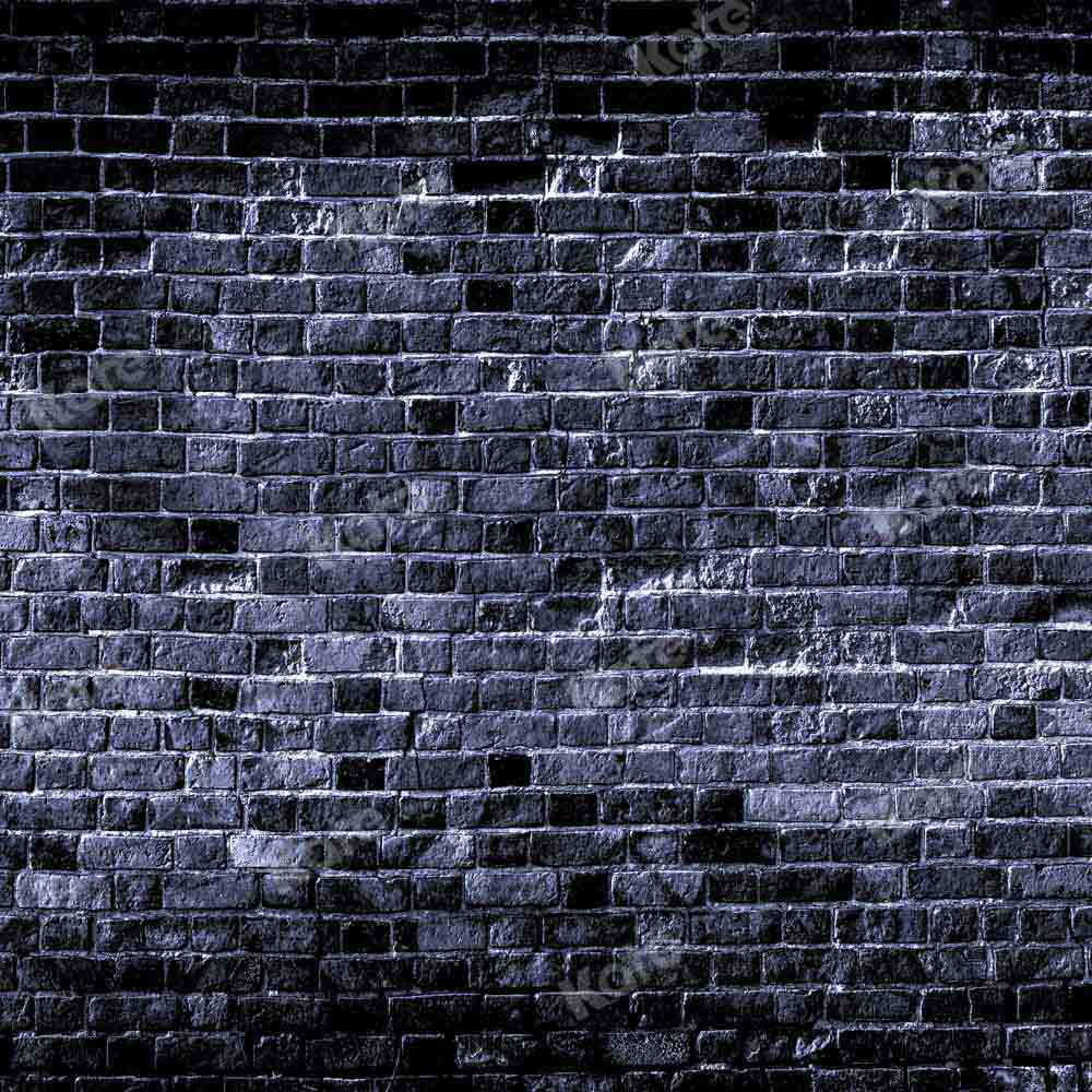 Kate toile de fond de mur de briques noires conçue par Chain Photography