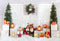 Kate Noël Blanc Porte Cadeaux Neige Toile de fond conçu par Emetselch - Kate Backdrop FR