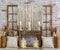 Kate Mur de briques Automne Boho Bougies Toile de fond conçu par Emetselch - Kate Backdrop FR