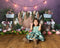 Kate Jardin Fleurs Boho Lumières Toile de fond Conçu par Megan Leigh - Kate Backdrop FR