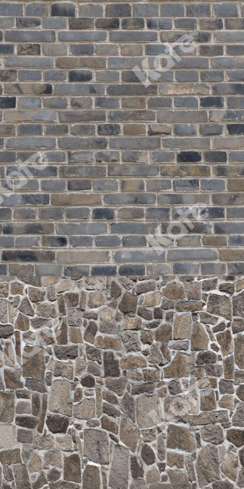 Kate mur de briques grises toile de fond pierre cadre texture épissage conçu par chaîne photographie