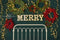 Kate Joyeux Noël Scintillait Tête de lit Toile de Fond conçue par Mandy Ringe - Kate Backdrop FR