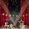 Kate Rideau Rouge Nuit Film Scène Toile de fond conçu par Mandy Ringe - Kate Backdrop FR