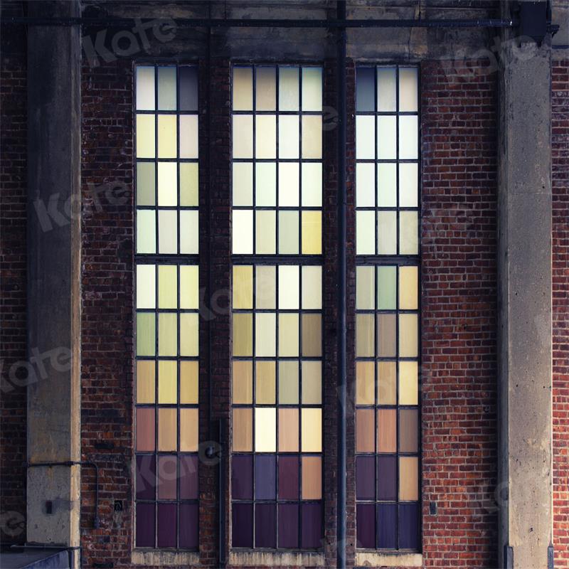 Kate Vieux bâtiment de toile de fond de fenêtre pour la photographie