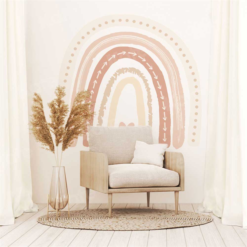 Kate Arc-en-ciel Boho Simplicité Automne Toile de fond pour la photographie - Kate Backdrop FR