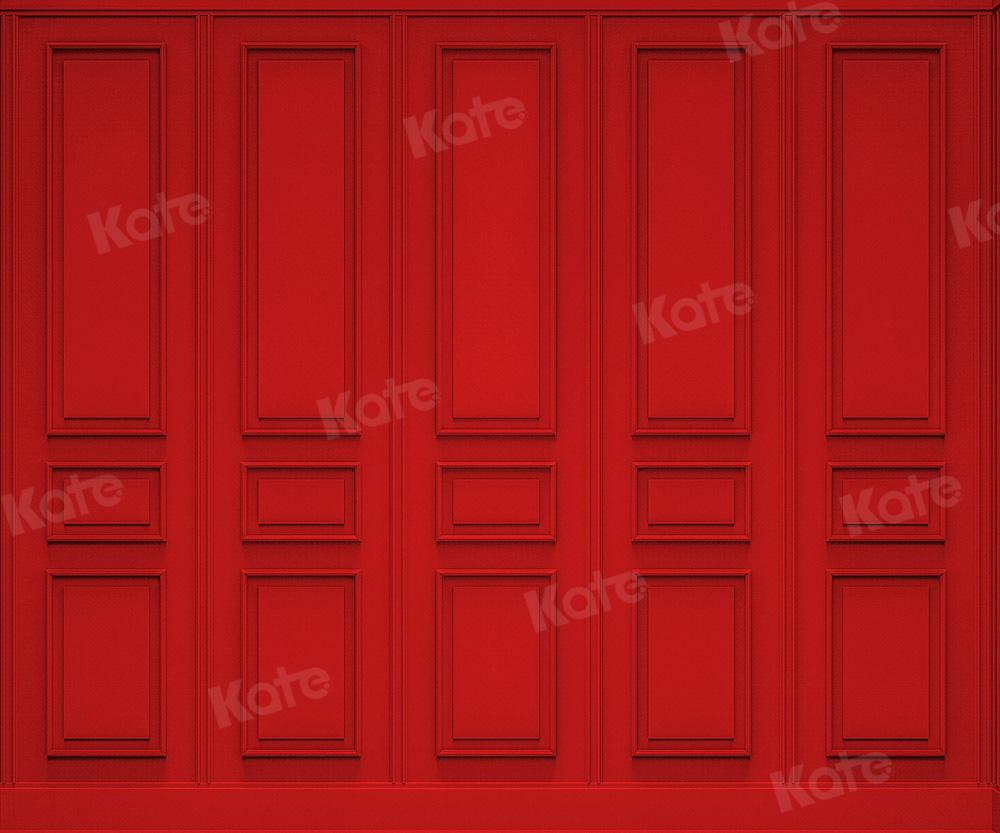 Kate Mur Rouge Vintage Toile de fond conçue par Chain Photographie - Kate Backdrop FR