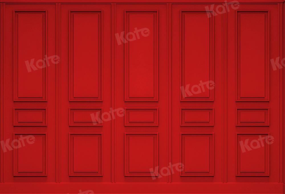 Kate Mur Rouge Vintage Toile de fond conçue par Chain Photographie - Kate Backdrop FR