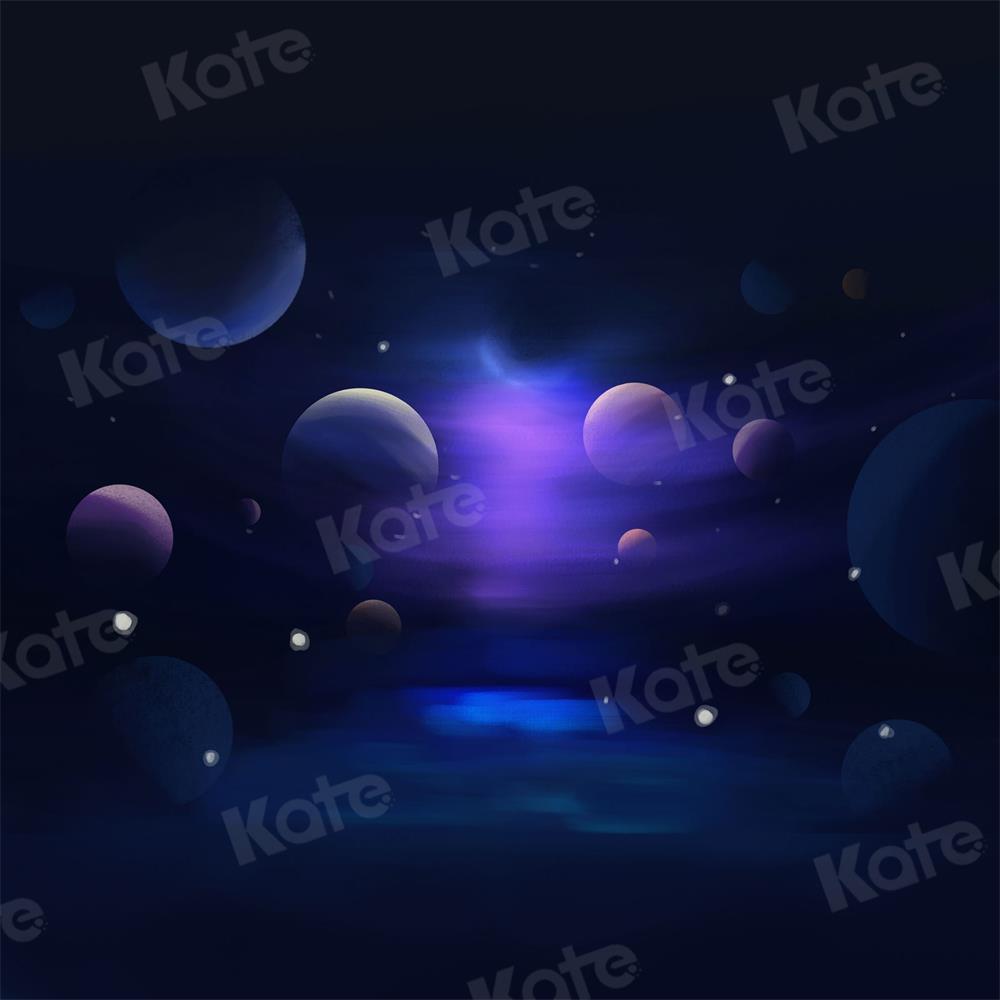 Kate espace planète toile de fond ciel nocturne pour la photographie