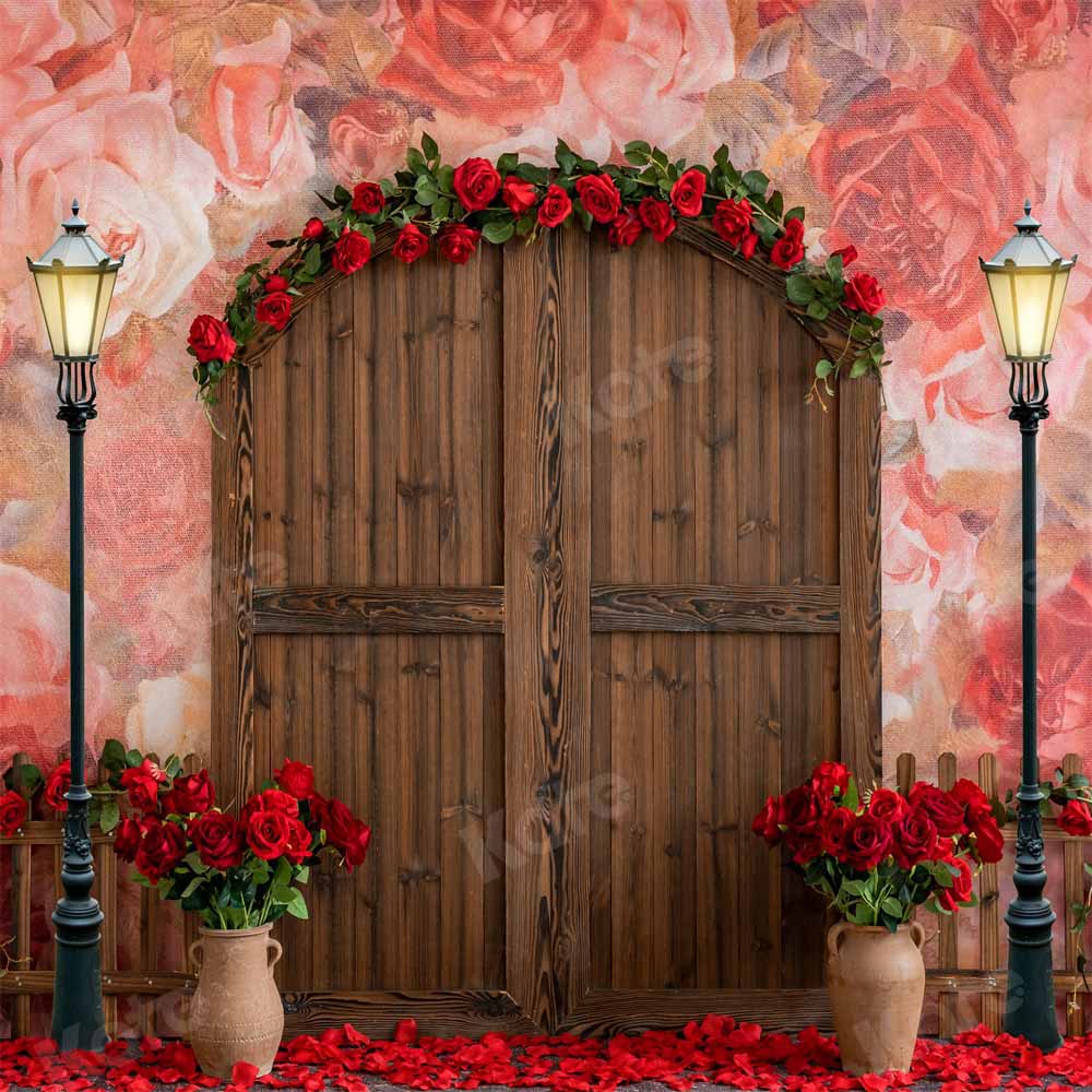 Kate Jardin de roses Saint-Valentin Porte Toile de fond conçu par Emetselch