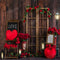 Kate La Saint-Valentin Grain de bois Roses Toile de fond conçue par Emetselch - Kate Backdrop FR