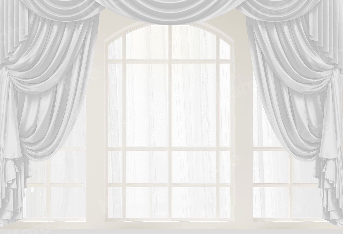 Kate Rideaux Toile de fond Fenêtre Blanc pour la photographie - Kate Backdrop FR