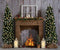 Kate Cheminée Noël Hiver Mur en bois Toile de fond conçue par Emetselch - Kate Backdrop FR