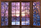 Kate Porte-Fenêtre Nuit Noël Hiver Toile de fond conçue par Chain Photography - Kate Backdrop FR