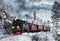 Kate Neige Train Noël Hiver Toile de fond conçue par Chain Photography - Kate Backdrop FR