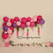 Kate Fleurs Ballon Rose Violet Anniversaire Toile de fond conçue par melissa king - Kate Backdrop FR