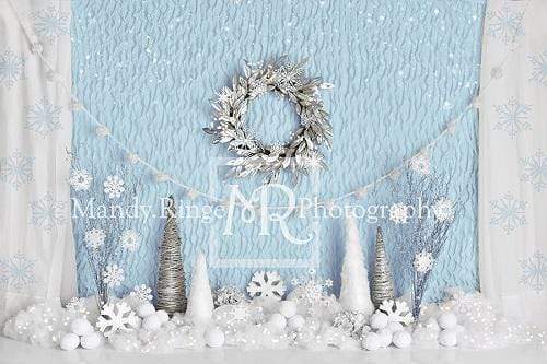 Katebackdrop£ºKate Winter Onederland Snowflake Backdrop Designed By Mandy Ringe Photography