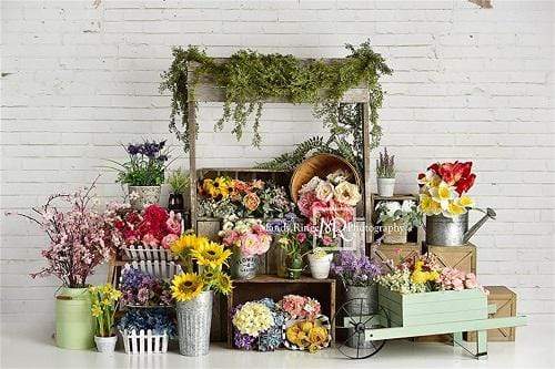 Katebackdrop£ºKate Spring Flower Stand Backdrop Designed By Mandy Ringe Photography