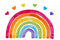 Kate aquarelle arc-en-fond conçu par Mandy Ringe - Kate Backdrop FR