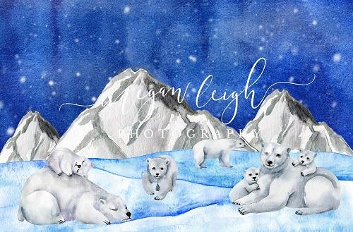 Kate Décor de Noël ours polaires conçu par Megan Leigh Photographie