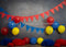Kate Anniversaire Enfants Fête Ballons Toile de fond conçue par Marina Smith - Kate Backdrop FR